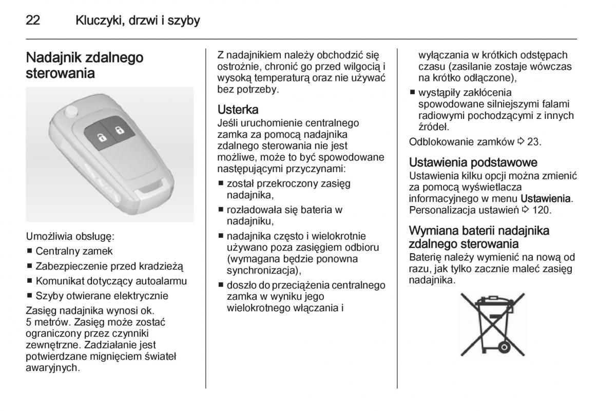 Opel Meriva B instrukcja obslugi / page 24