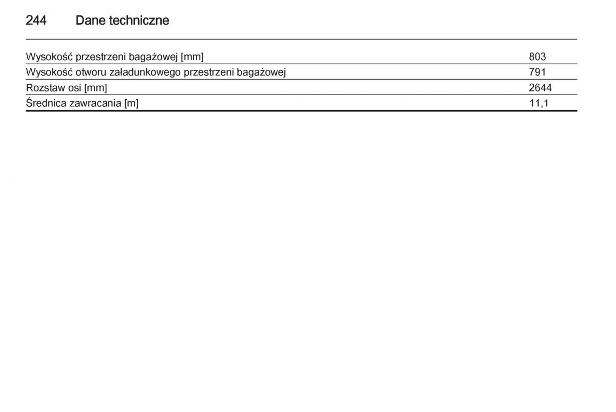 Opel Meriva B instrukcja obslugi / page 246