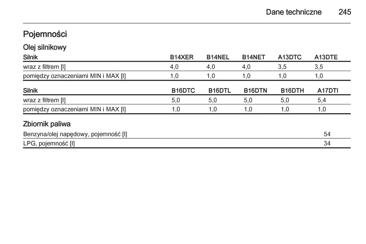 Opel Meriva B instrukcja obslugi / page 247