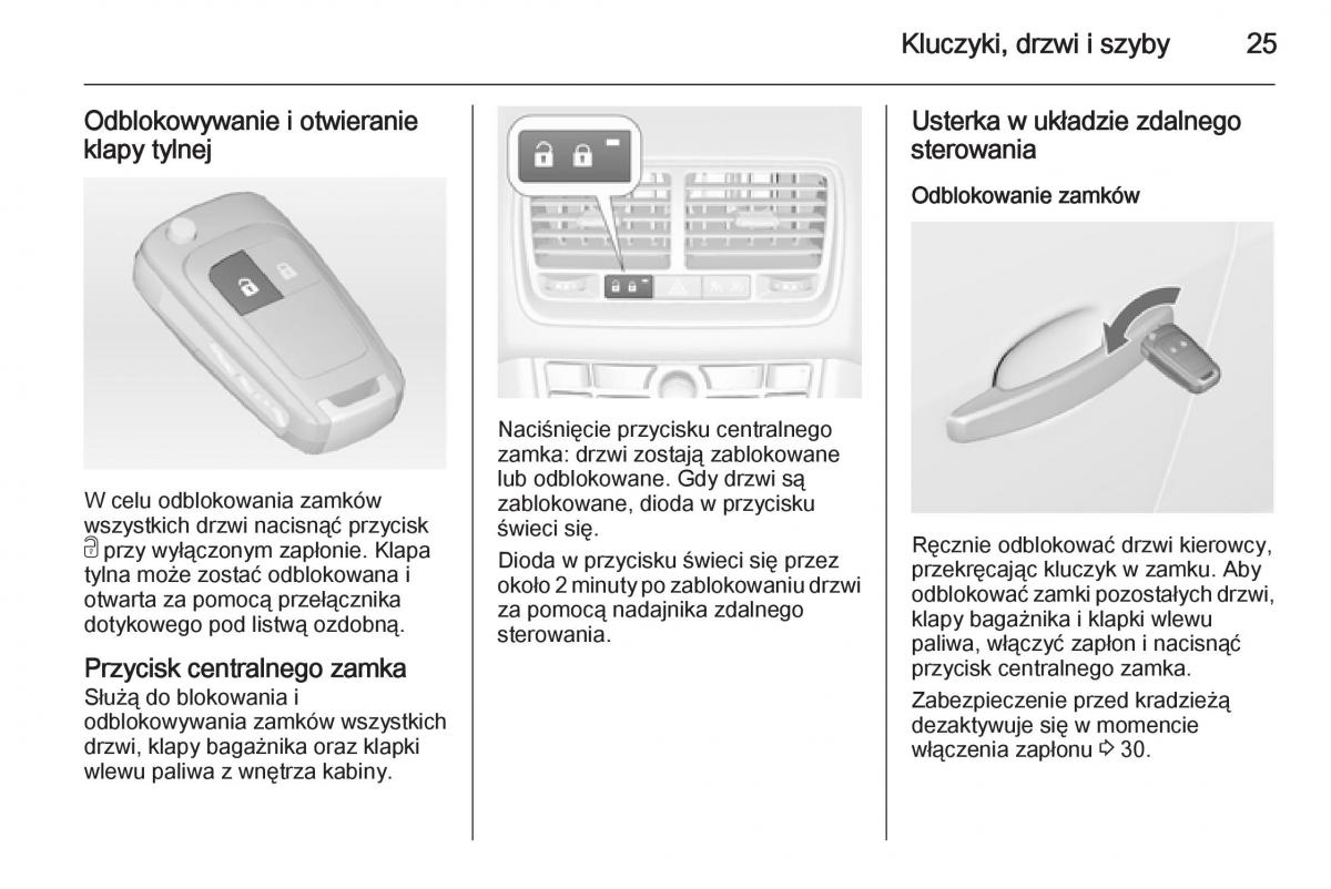 Opel Meriva B instrukcja obslugi / page 27