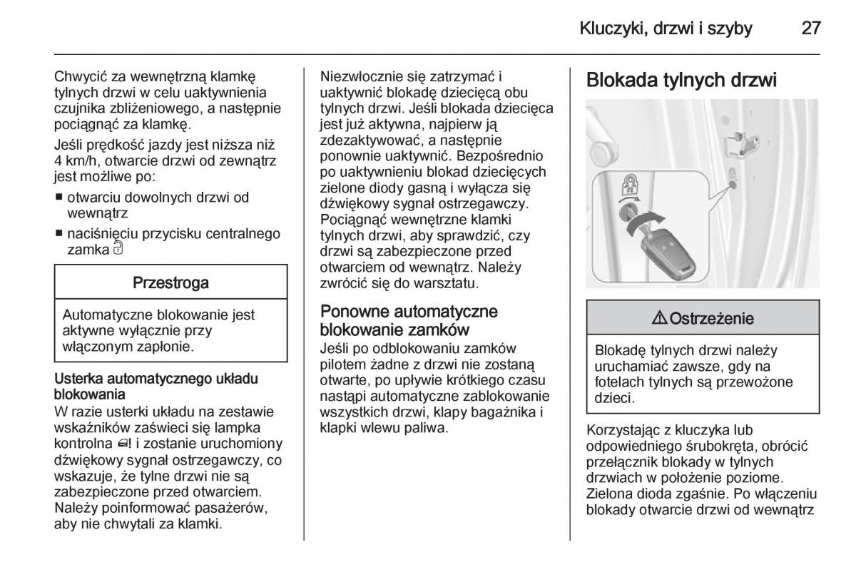 Opel Meriva B instrukcja obslugi / page 29