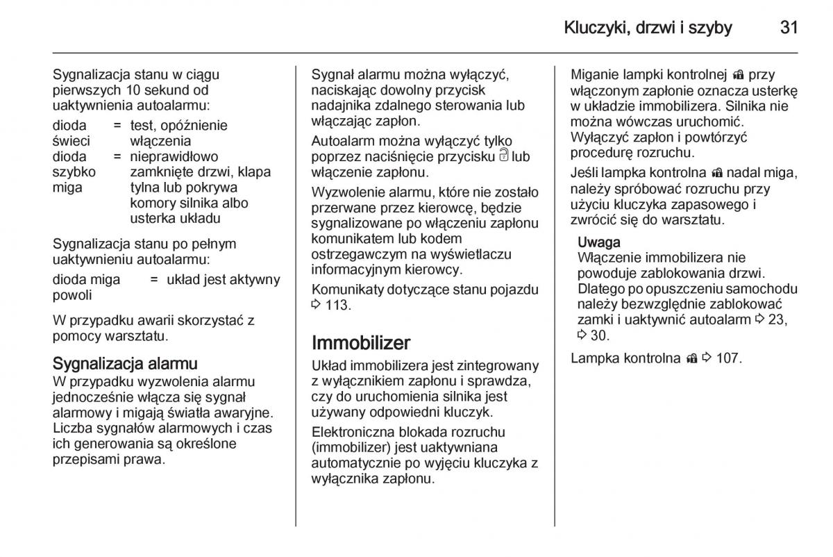 Opel Meriva B instrukcja obslugi / page 33