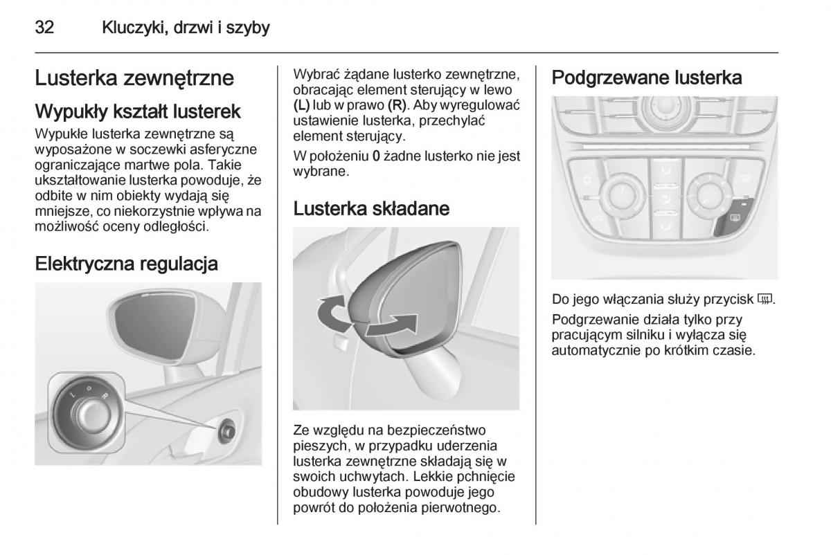 Opel Meriva B instrukcja obslugi / page 34