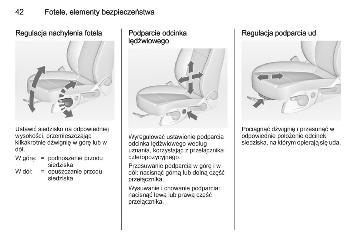 Opel Meriva B instrukcja obslugi / page 44