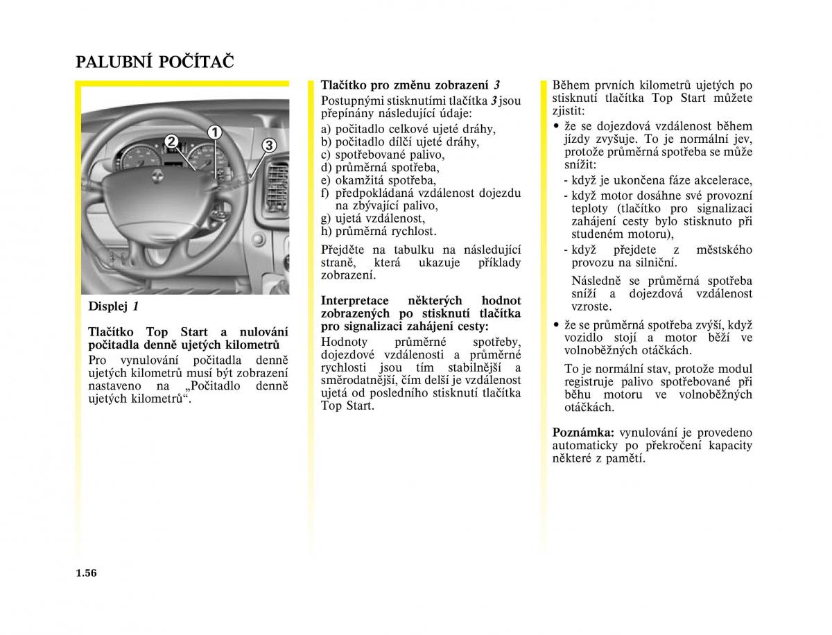 Renault Trafic II 2 navod k obsludze / page 62