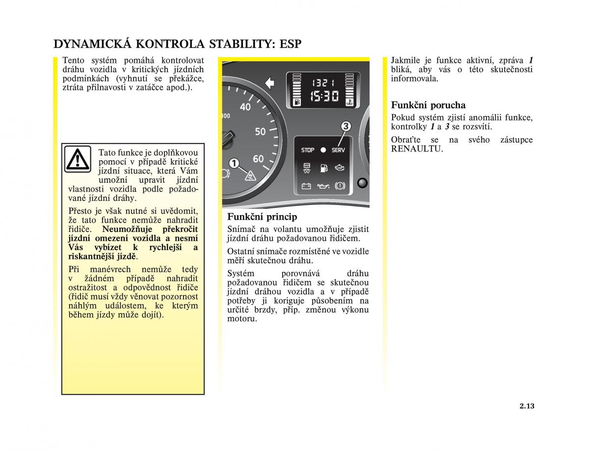 Renault Trafic II 2 navod k obsludze / page 85