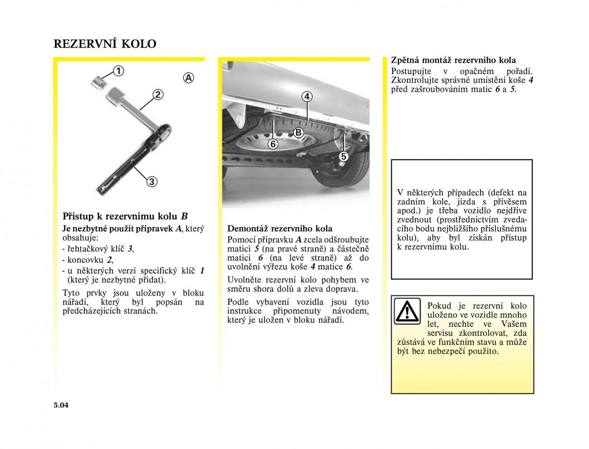 Renault Trafic II 2 navod k obsludze / page 140