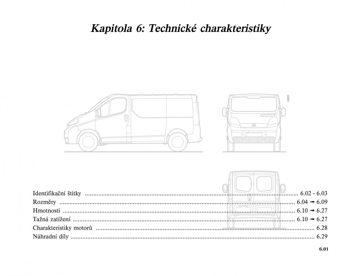 Renault Trafic II 2 navod k obsludze / page 173