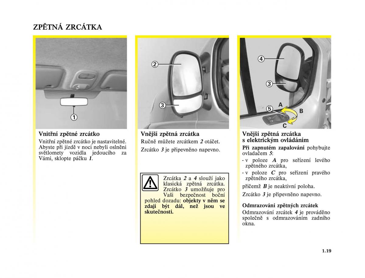 Renault Trafic II 2 navod k obsludze / page 25