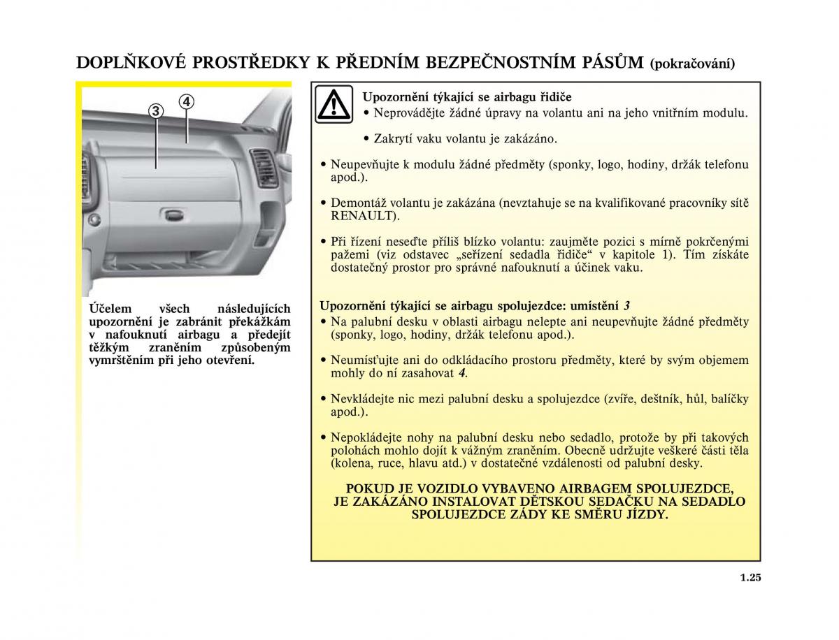 Renault Trafic II 2 navod k obsludze / page 31