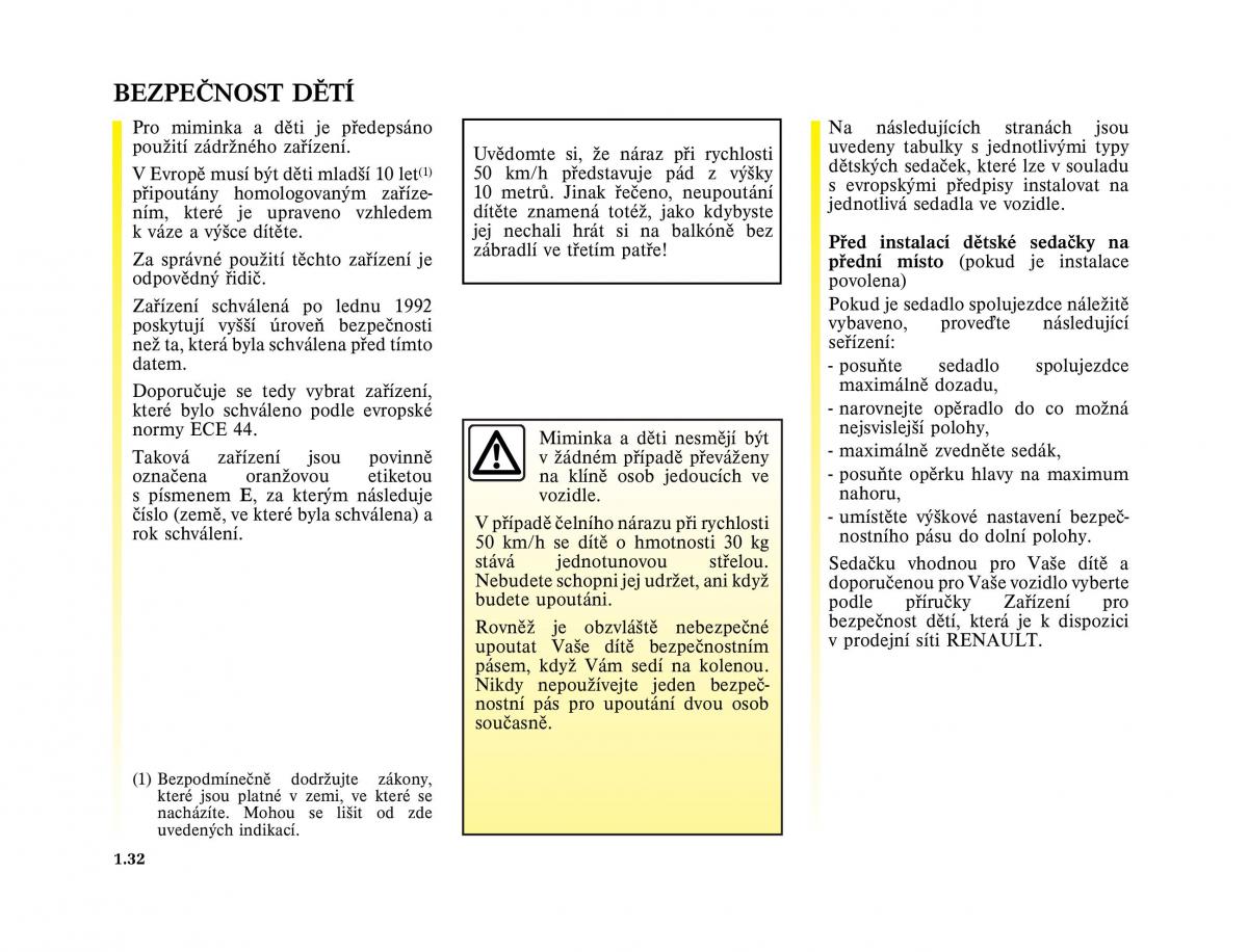 Renault Trafic II 2 navod k obsludze / page 38