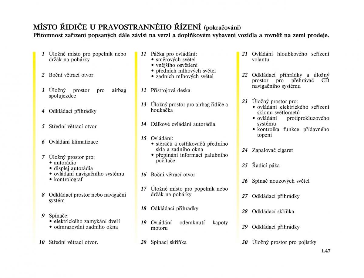 Renault Trafic II 2 navod k obsludze / page 53