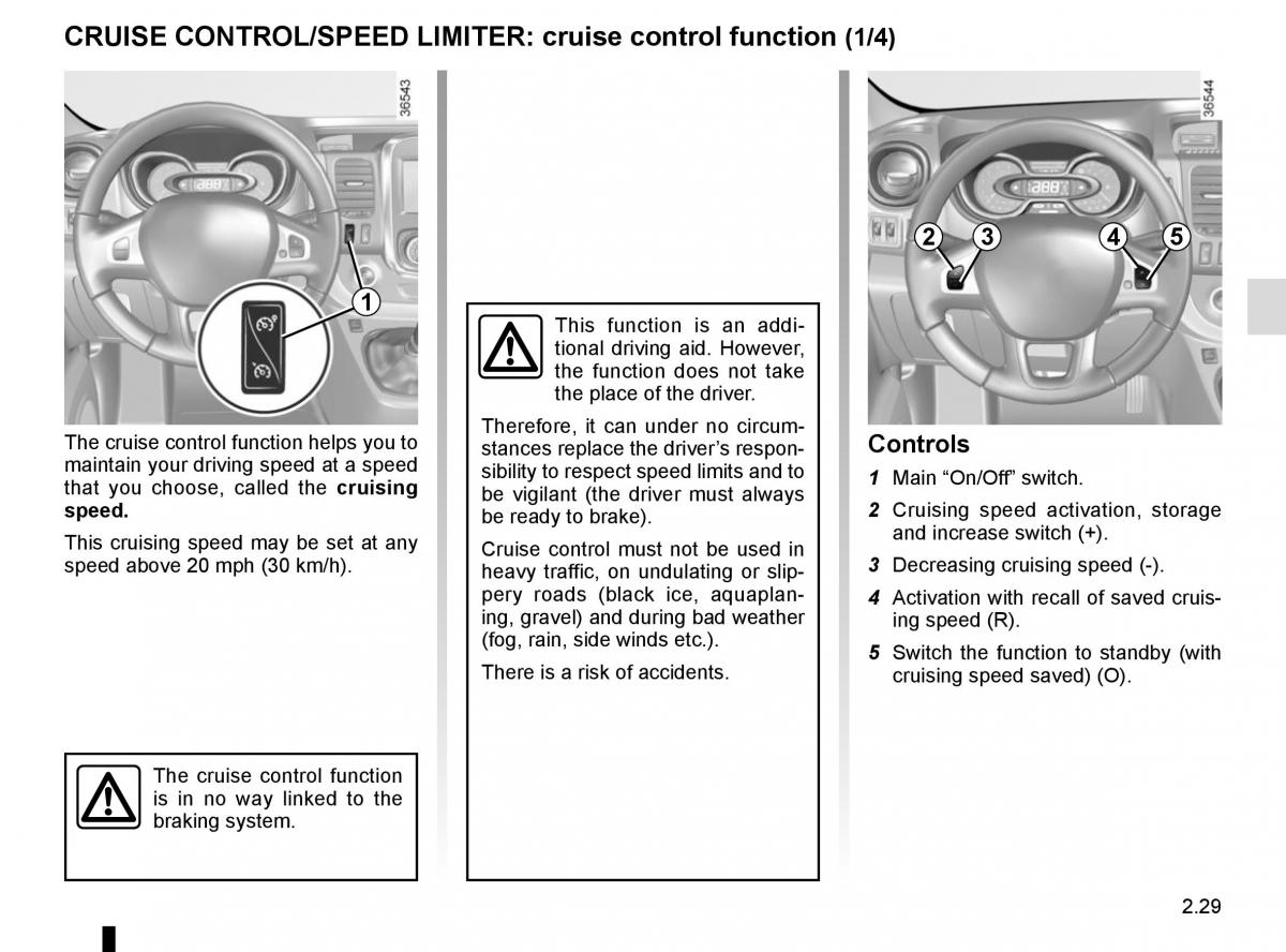 Renault Trafic III 3 owners manual / page 153