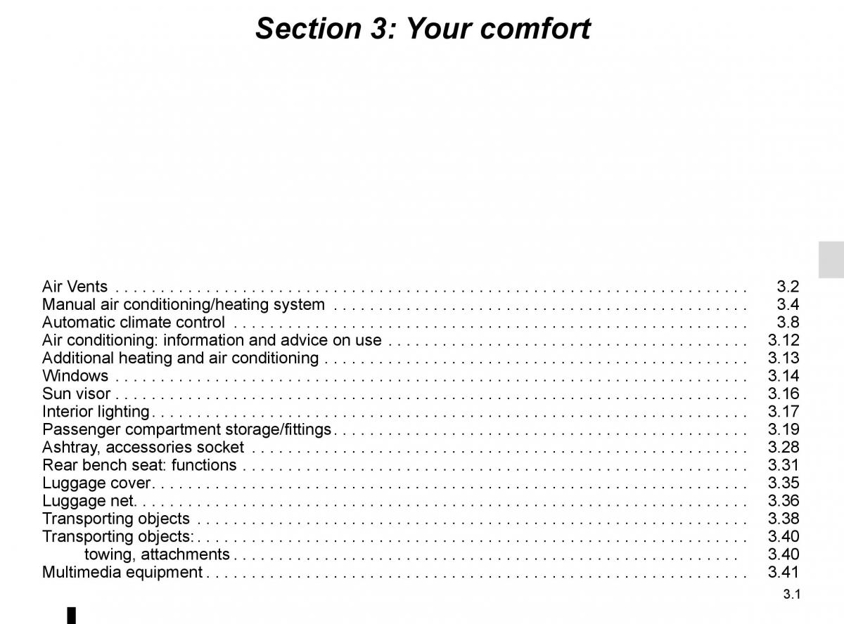 Renault Trafic III 3 owners manual / page 163