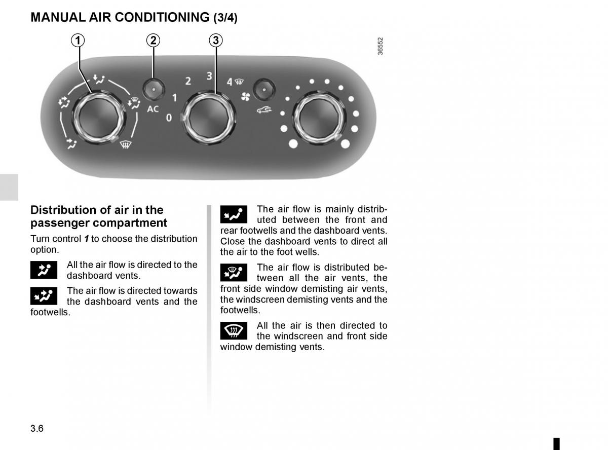 Renault Trafic III 3 owners manual / page 168