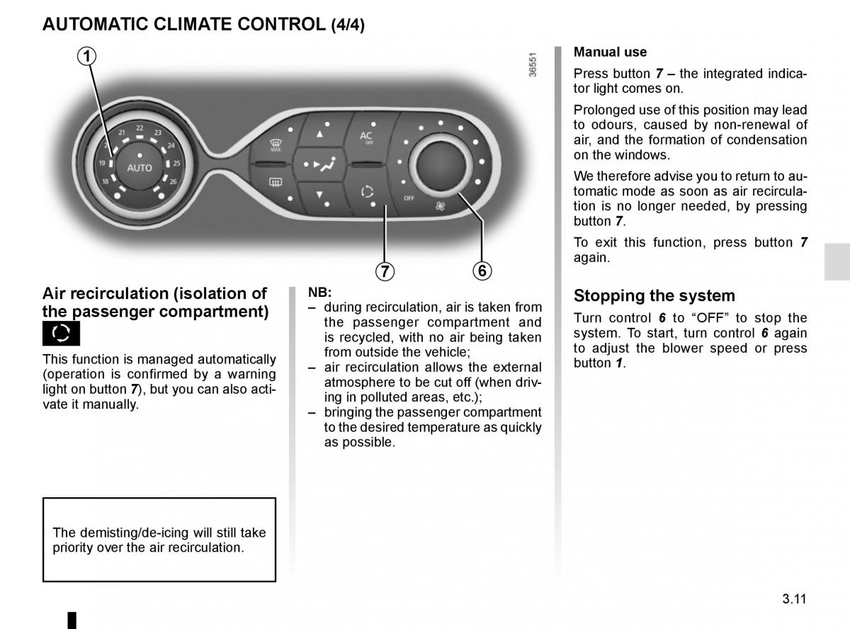 Renault Trafic III 3 owners manual / page 173