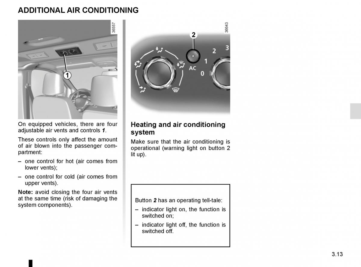 Renault Trafic III 3 owners manual / page 175