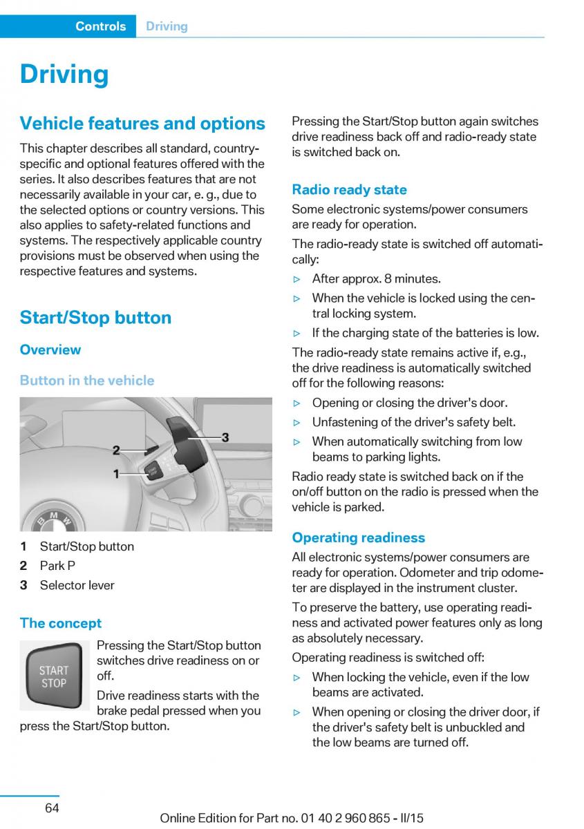 BMW i3 owners manual / page 80