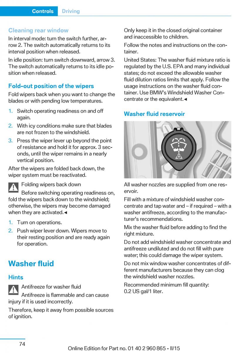 BMW i3 owners manual / page 90