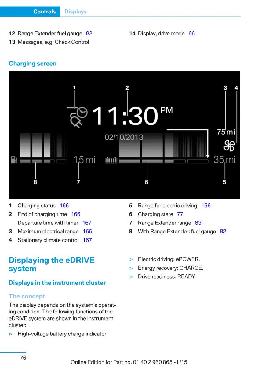 BMW i3 owners manual / page 92