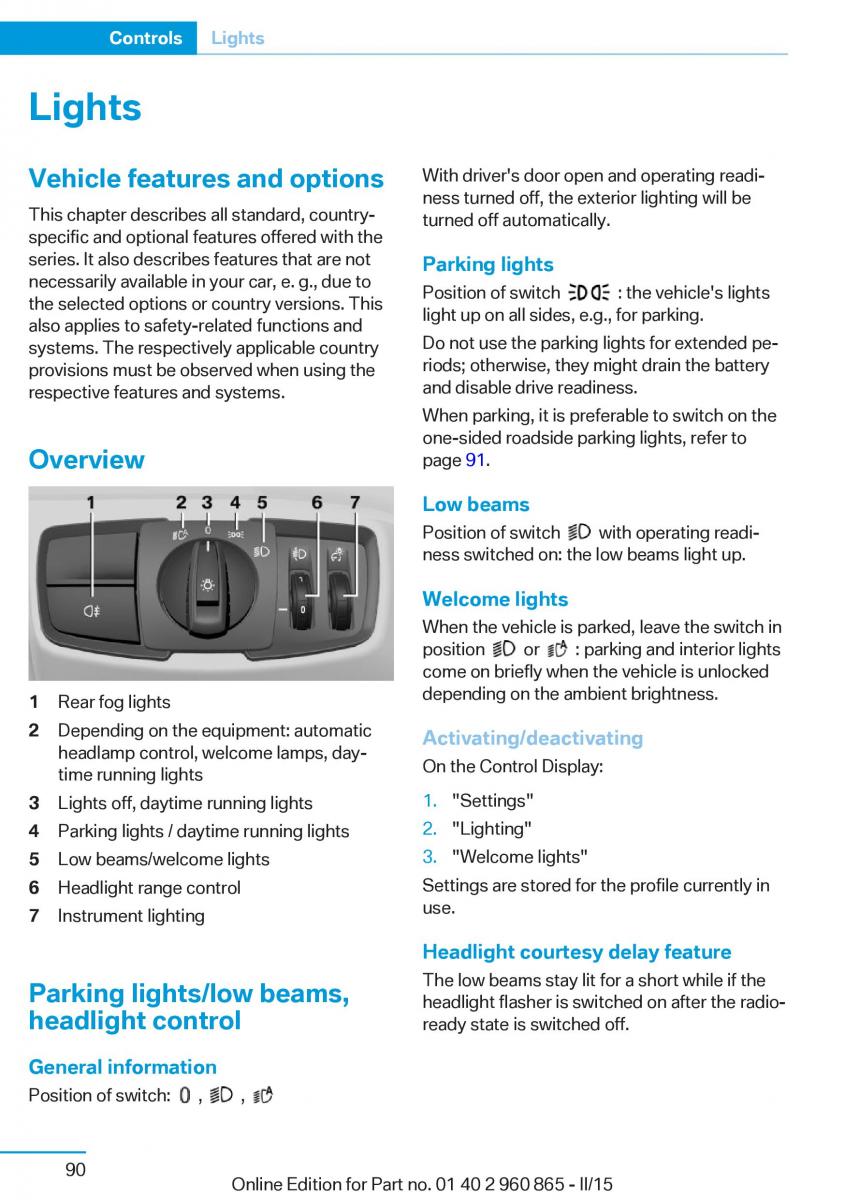 BMW i3 owners manual / page 106