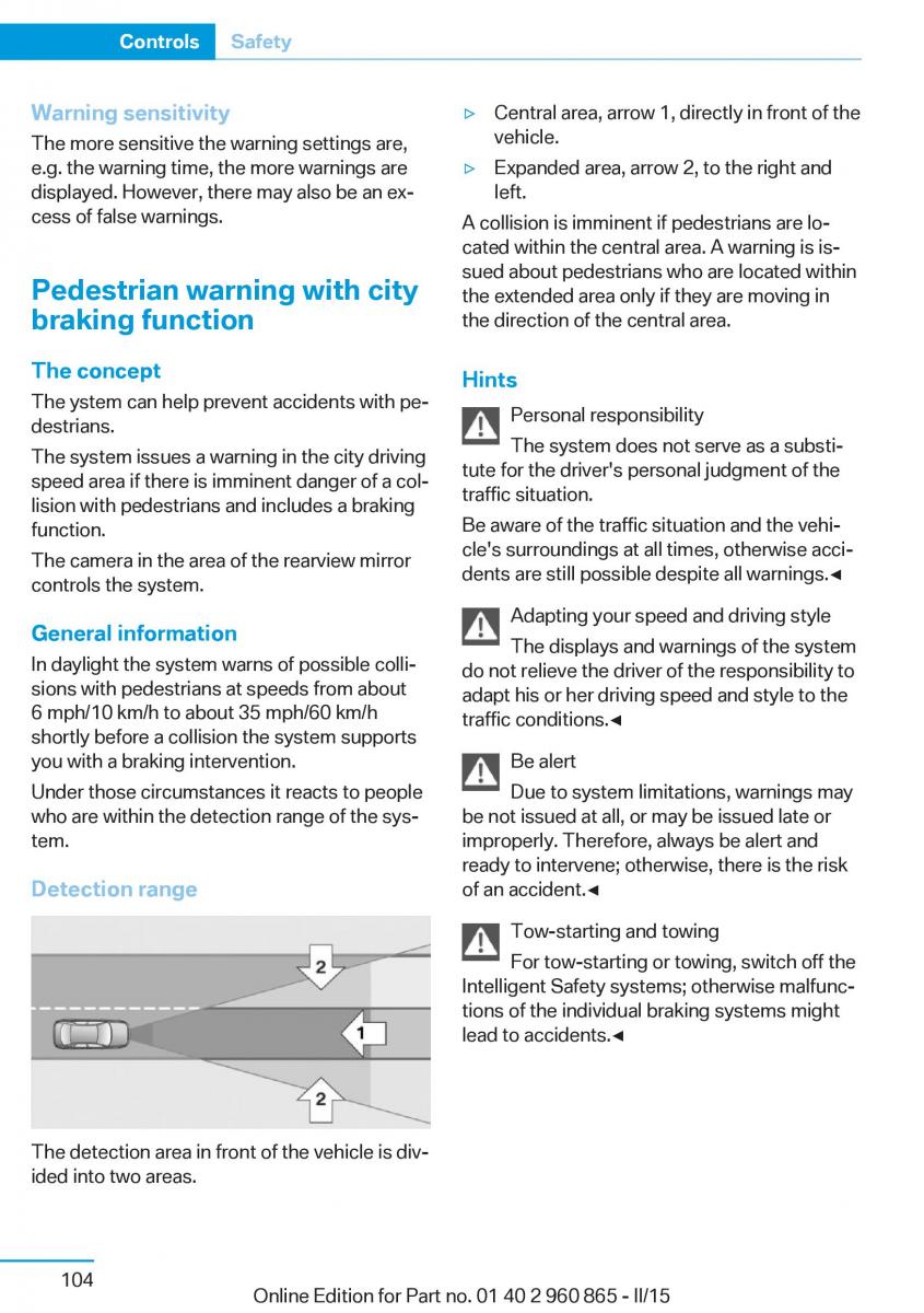 BMW i3 owners manual / page 120