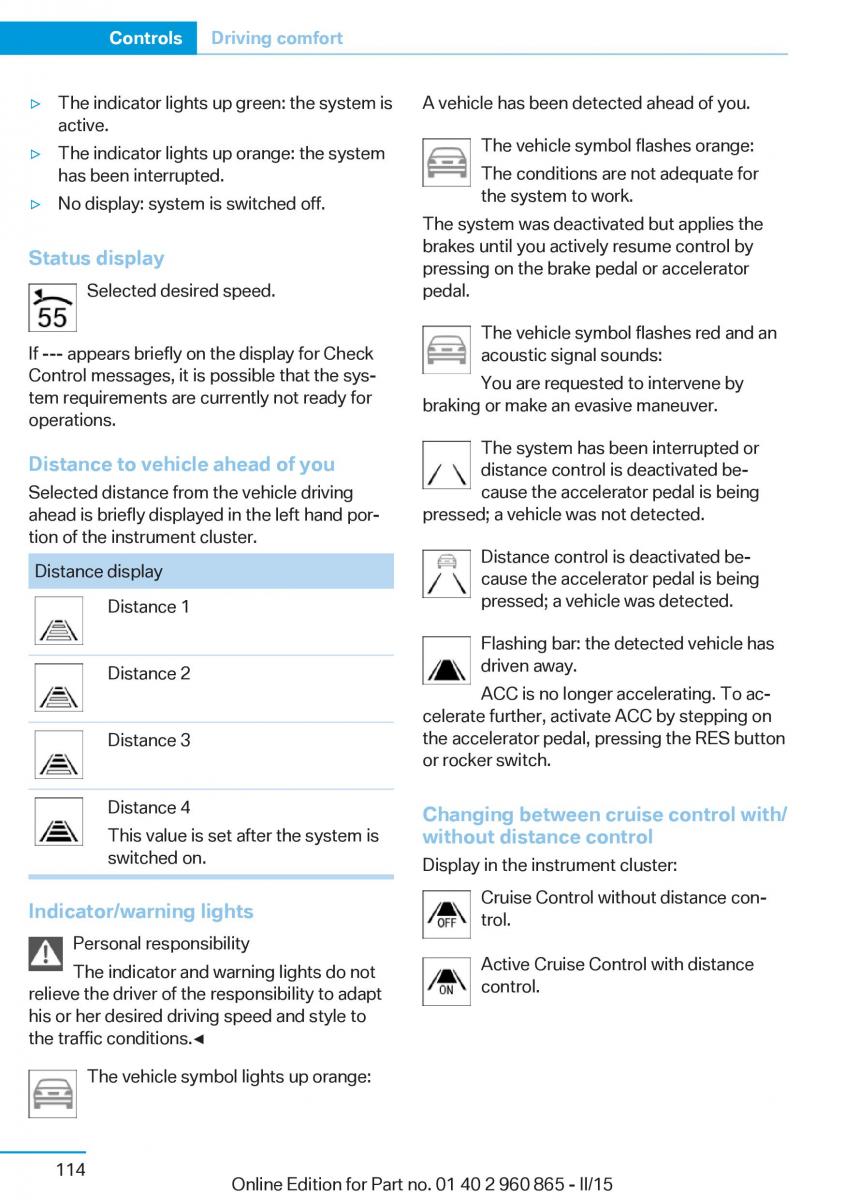 BMW i3 owners manual / page 130