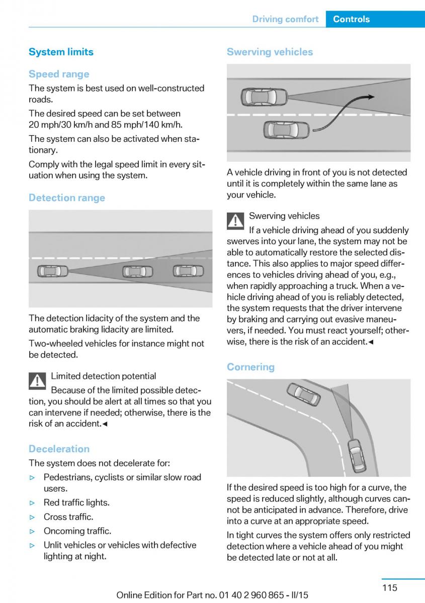 BMW i3 owners manual / page 131