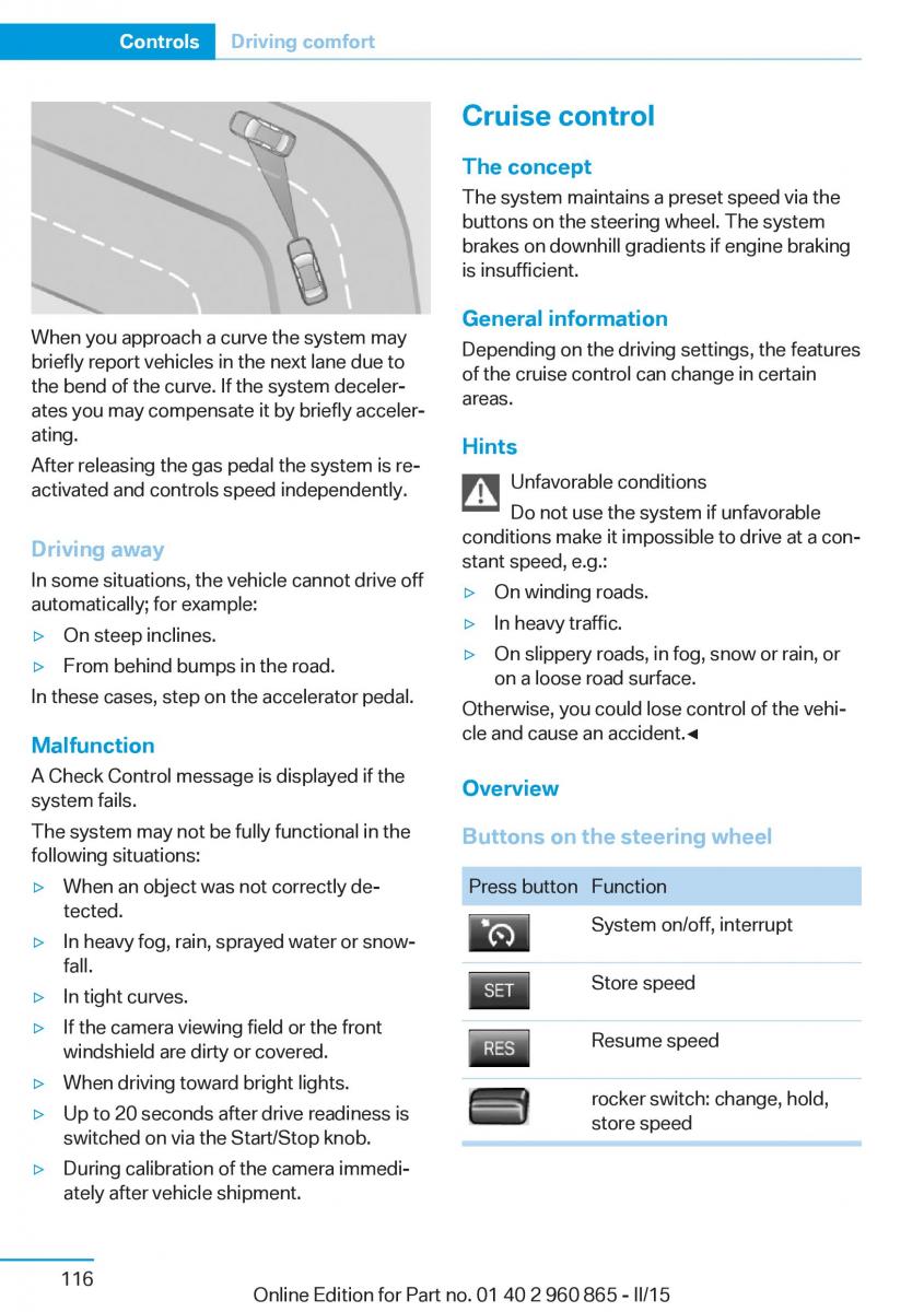 BMW i3 owners manual / page 132