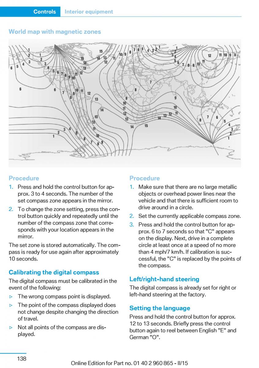 BMW i3 owners manual / page 154