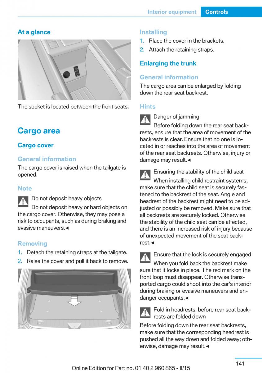 BMW i3 owners manual / page 157