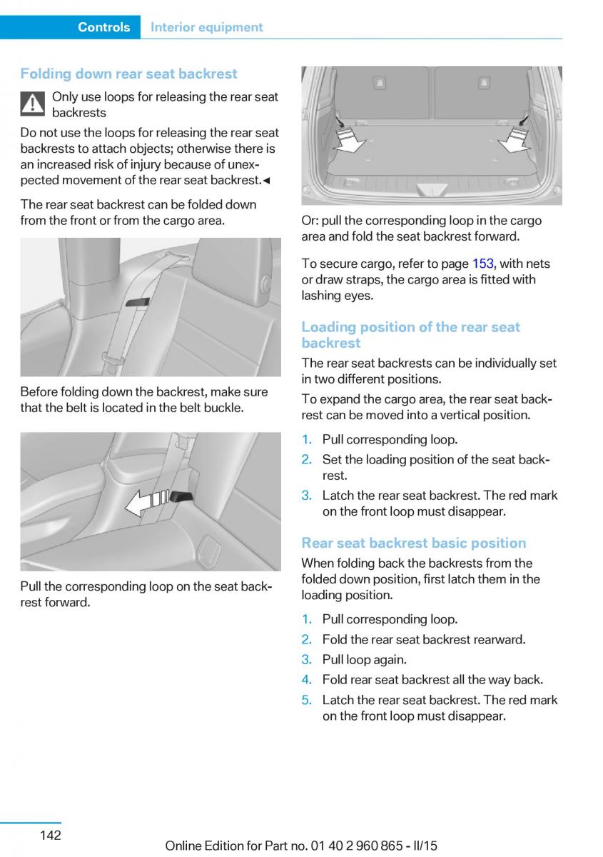 BMW i3 owners manual / page 158