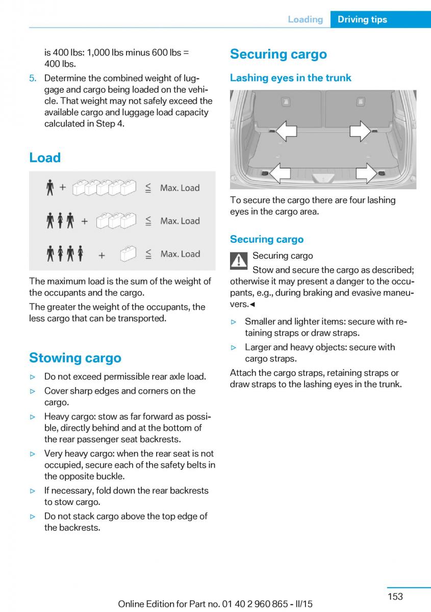 BMW i3 owners manual / page 169