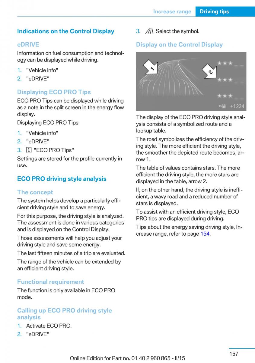 BMW i3 owners manual / page 173