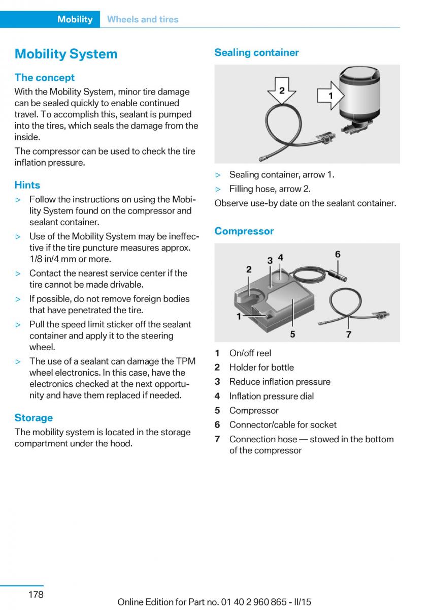 BMW i3 owners manual / page 194