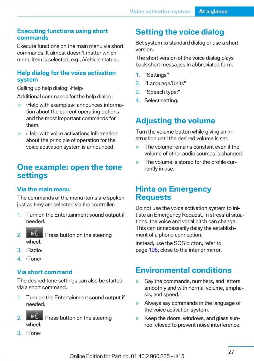 BMW i3 owners manual / page 43