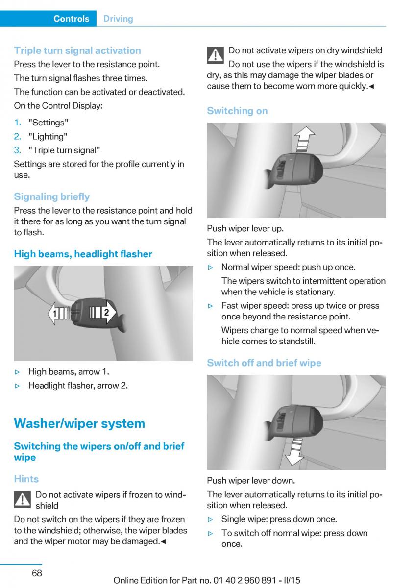 BMW i8 owners manual / page 84