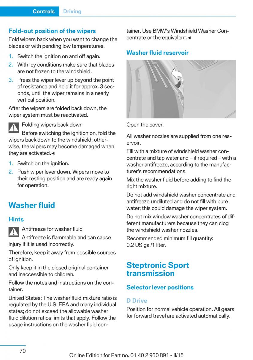 BMW i8 owners manual / page 86