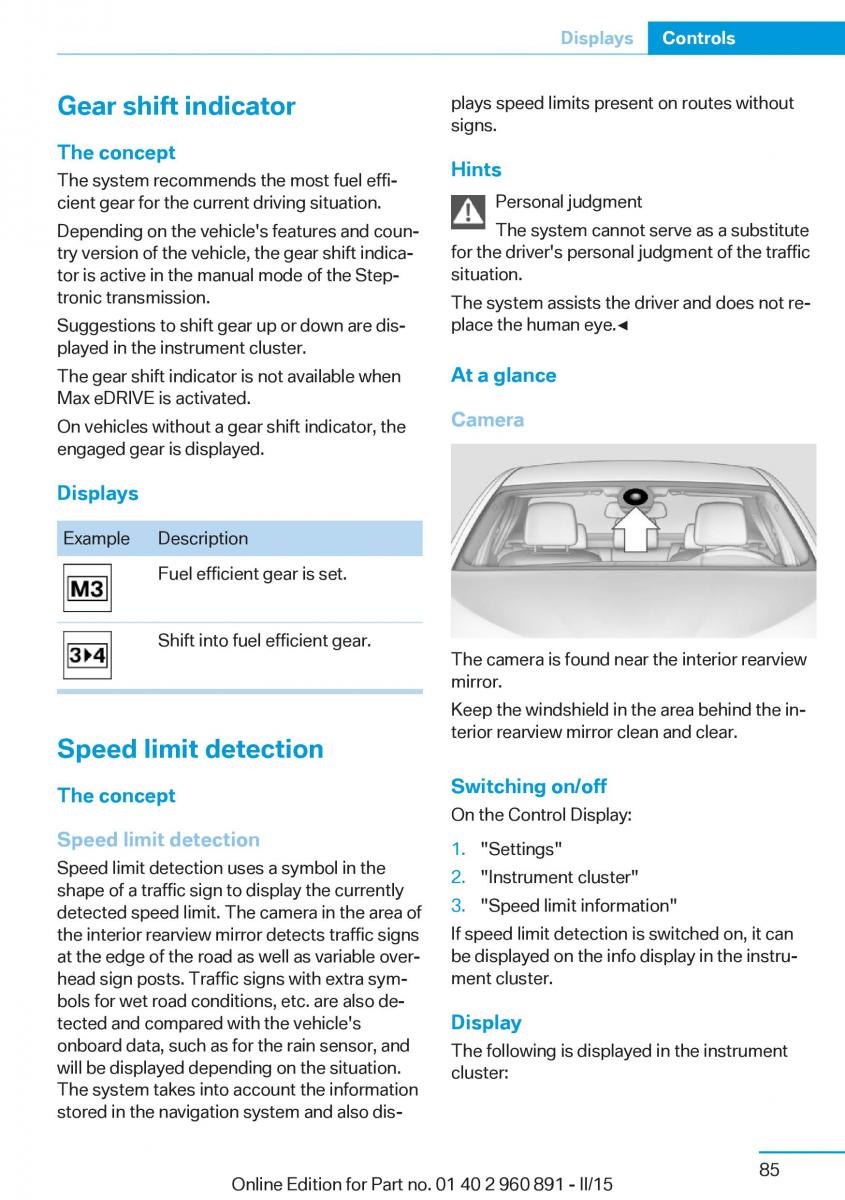 BMW i8 owners manual / page 101