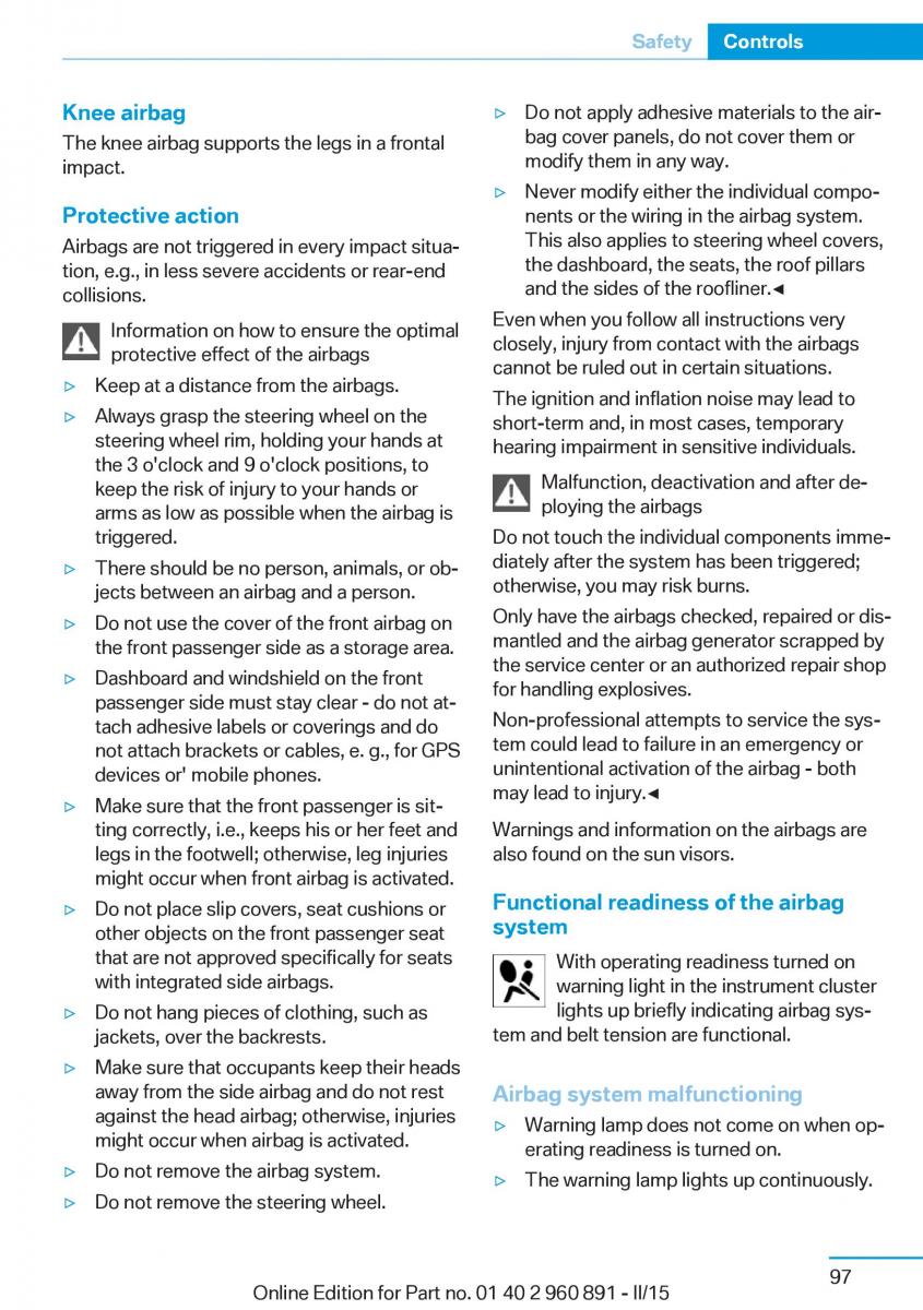 BMW i8 owners manual / page 113