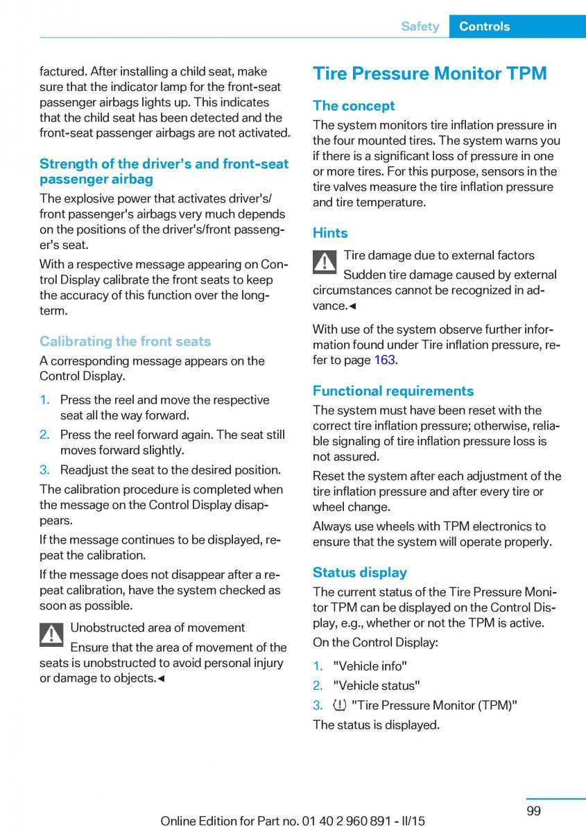 BMW i8 owners manual / page 115