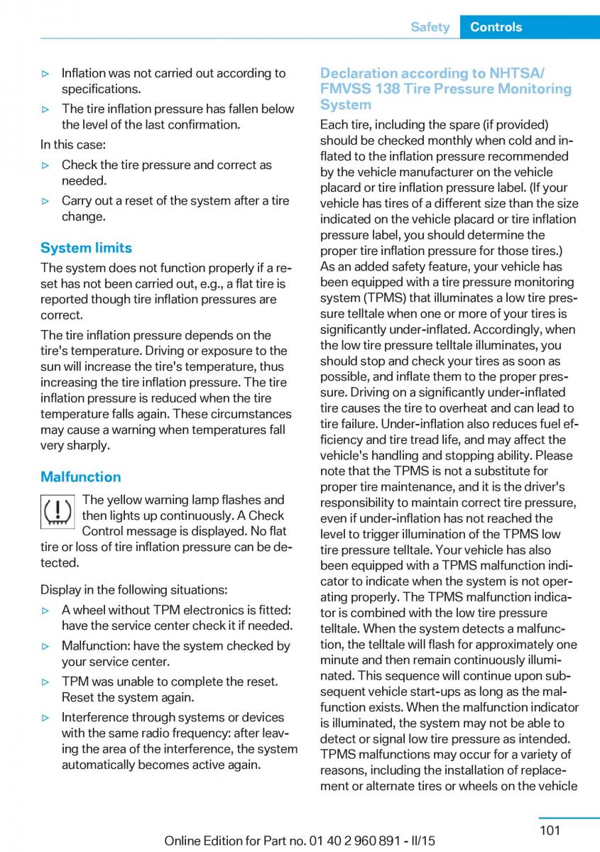 BMW i8 owners manual / page 117