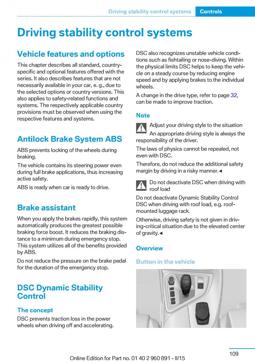 BMW i8 owners manual / page 125