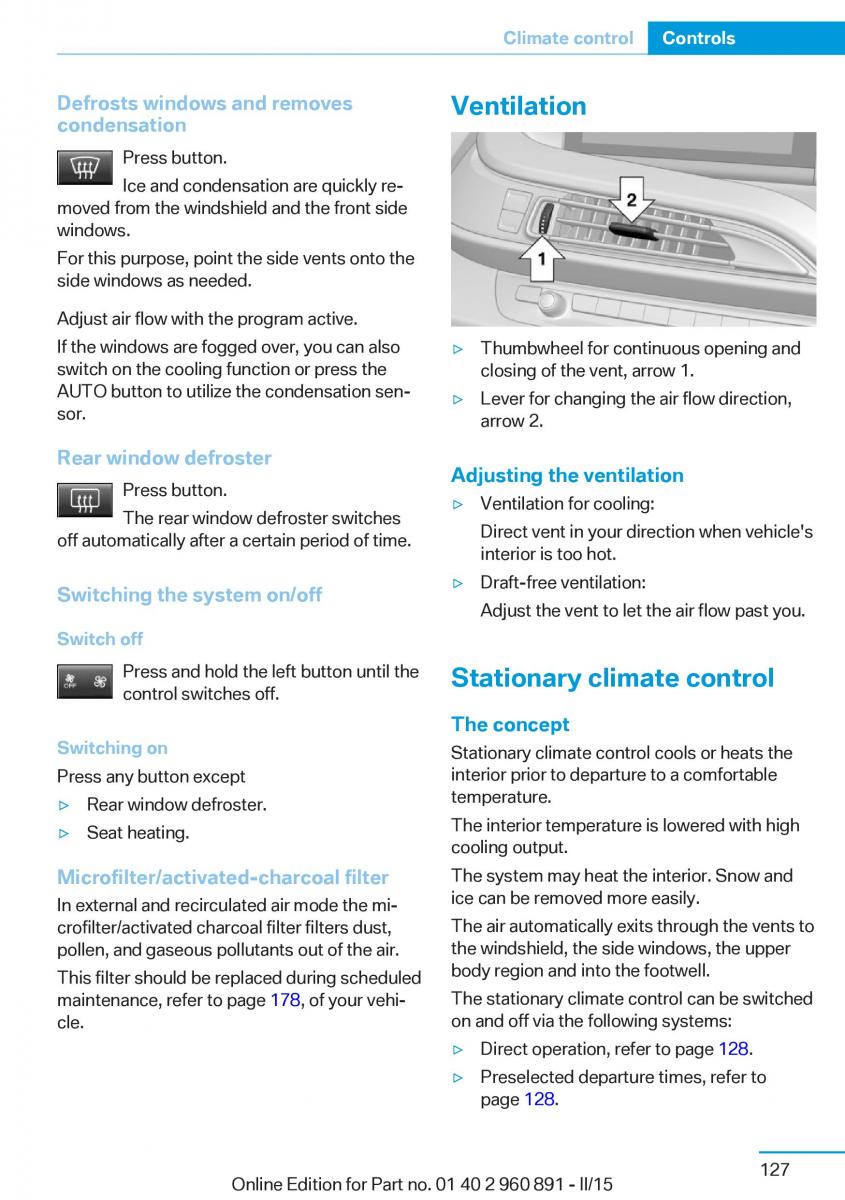 BMW i8 owners manual / page 143