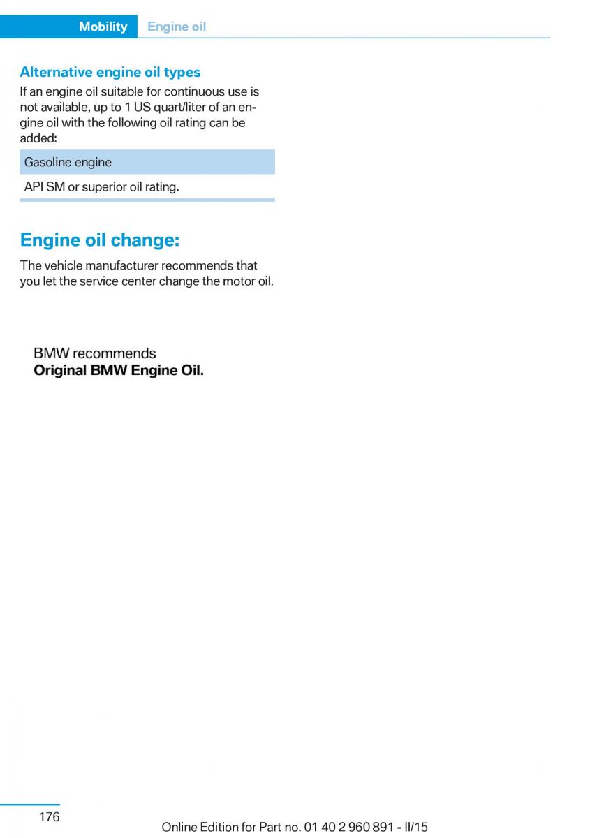 BMW i8 owners manual / page 192