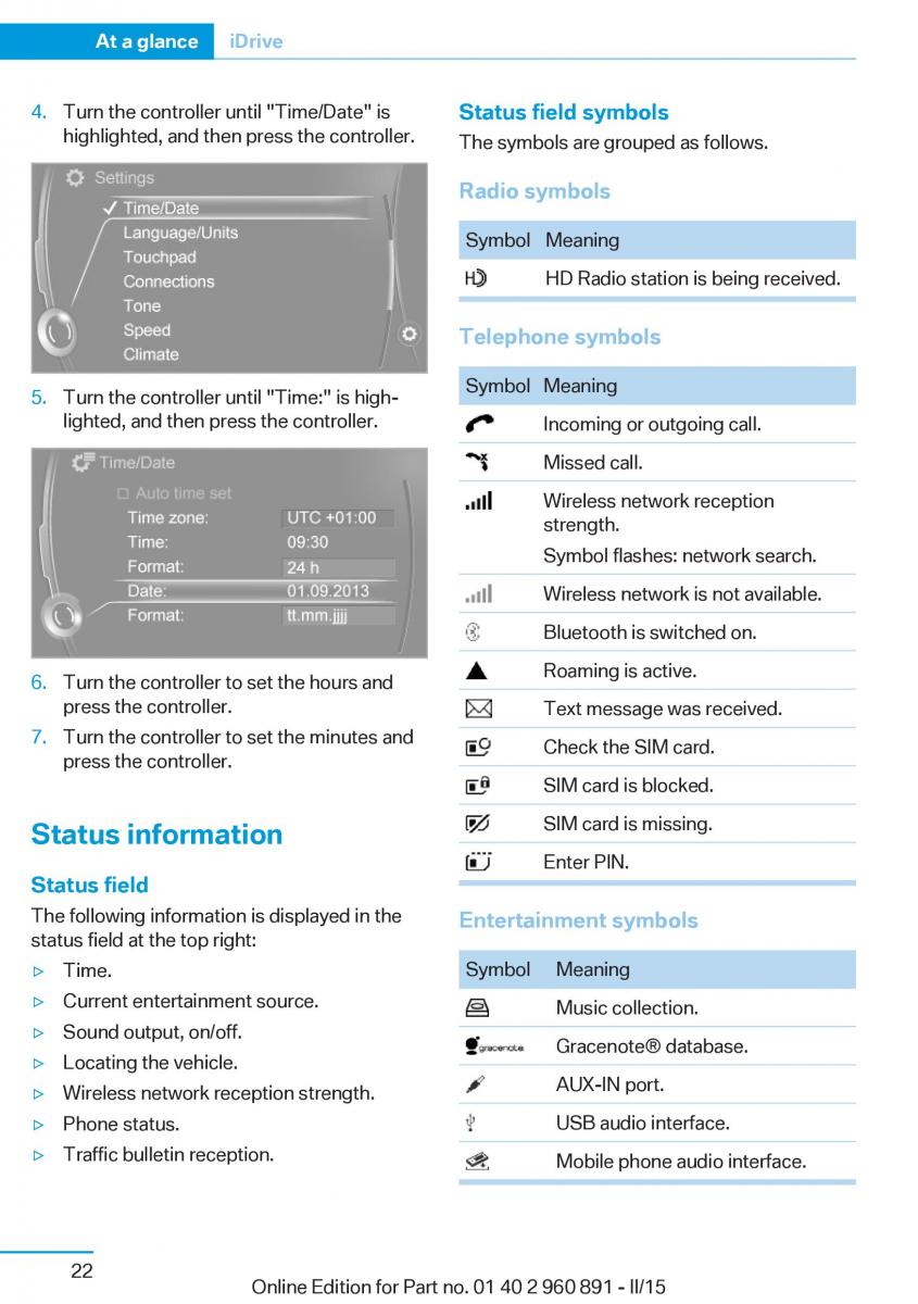 BMW i8 owners manual / page 38