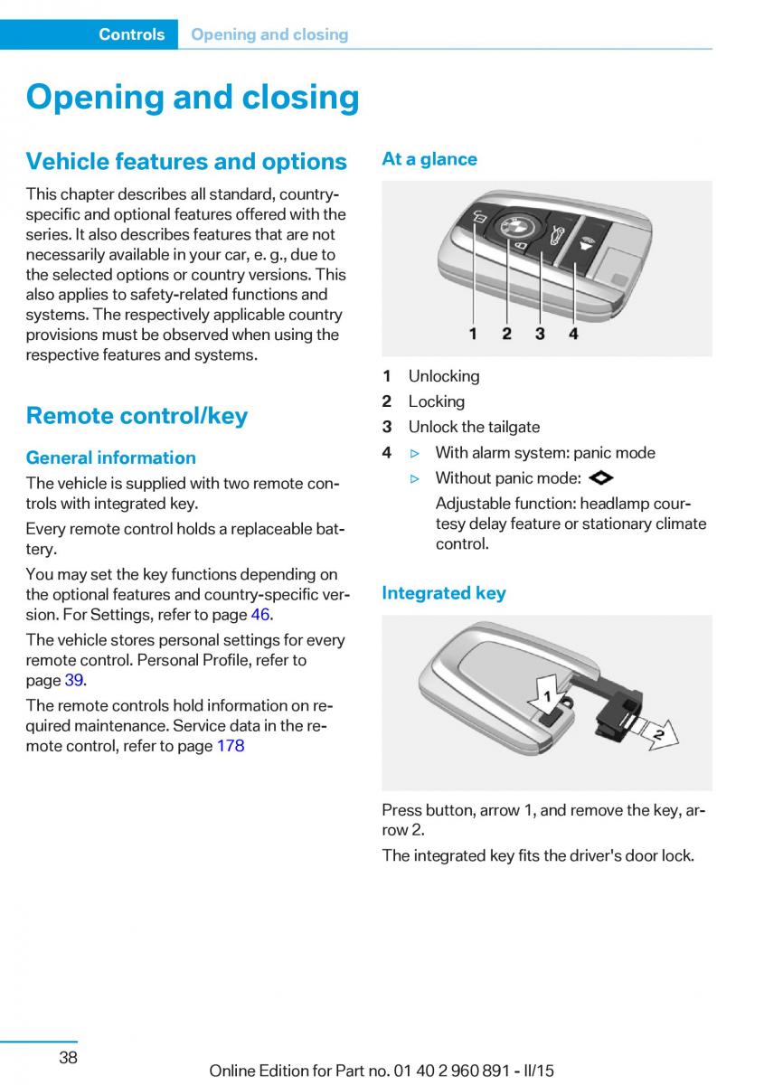 BMW i8 owners manual / page 54