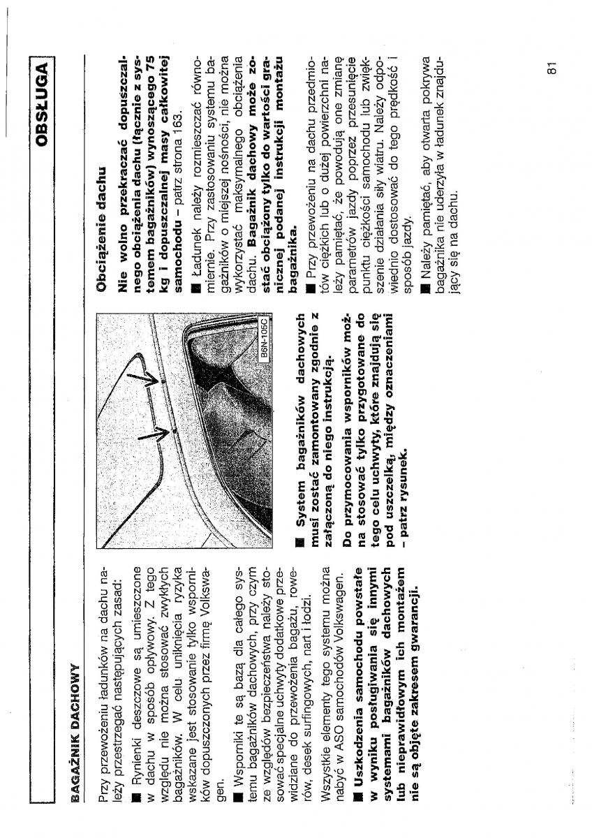 VW Polo III 3 instrukcja obslugi / page 82