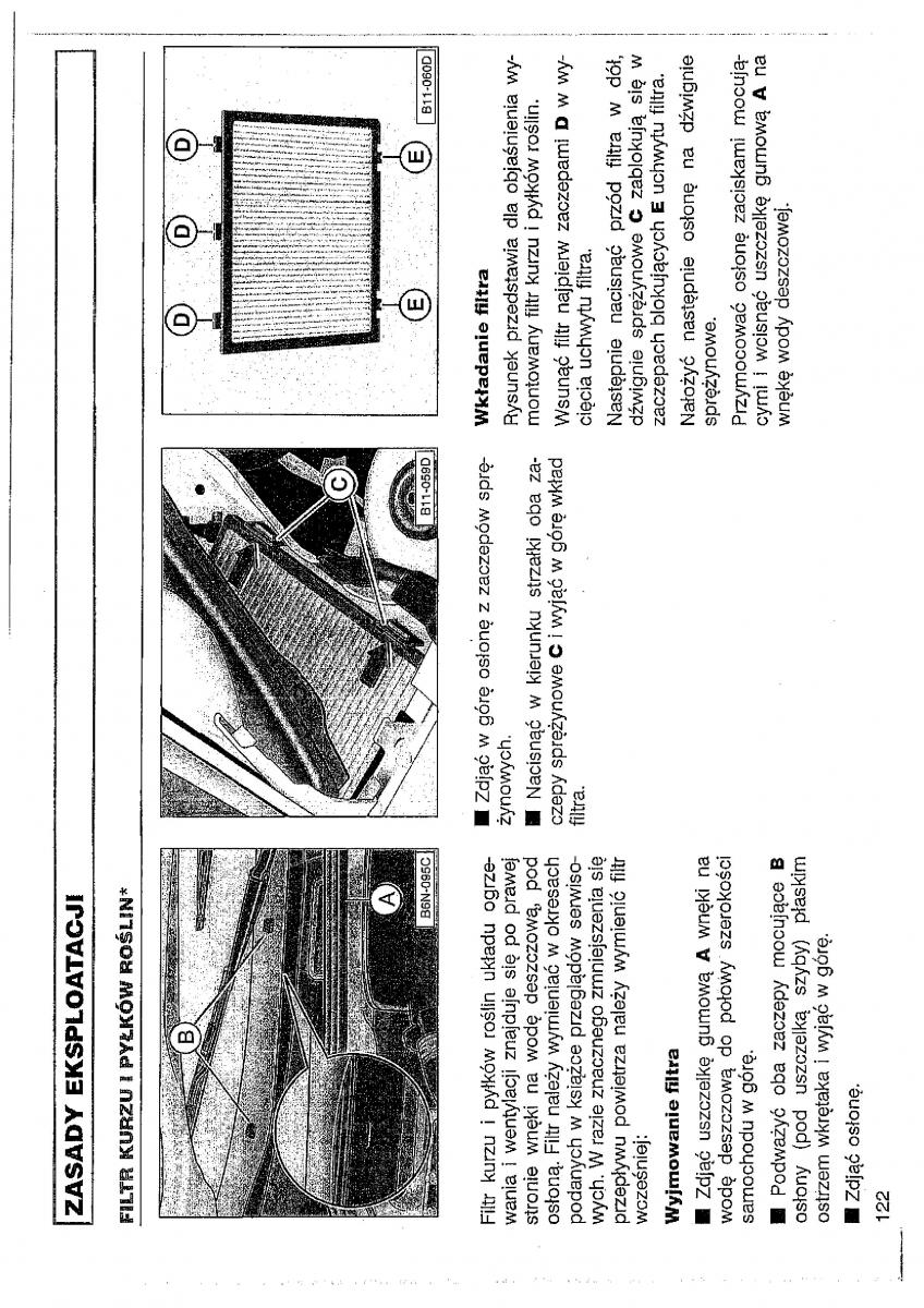 VW Polo III 3 instrukcja obslugi / page 123