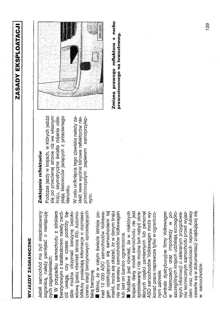 VW Polo III 3 instrukcja obslugi / page 130